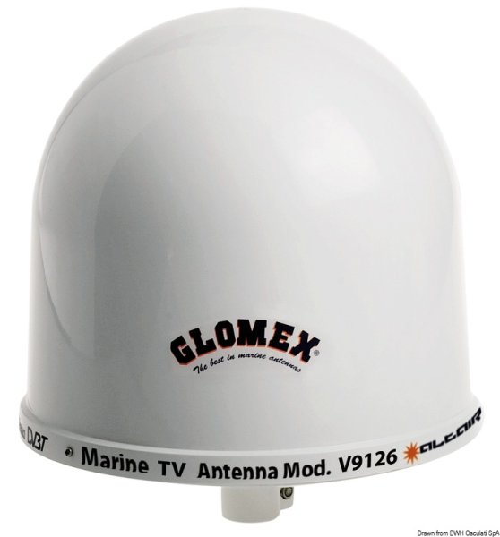 Antenna TV Glomex Altair AGC bianca - 29.926.50
